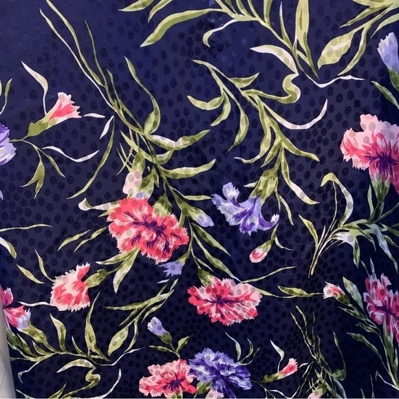 Vintage Lucie Ann II Floral Lacey Lingerie Robe Kimono Made in USA Size Medium - Picture 8 of 14